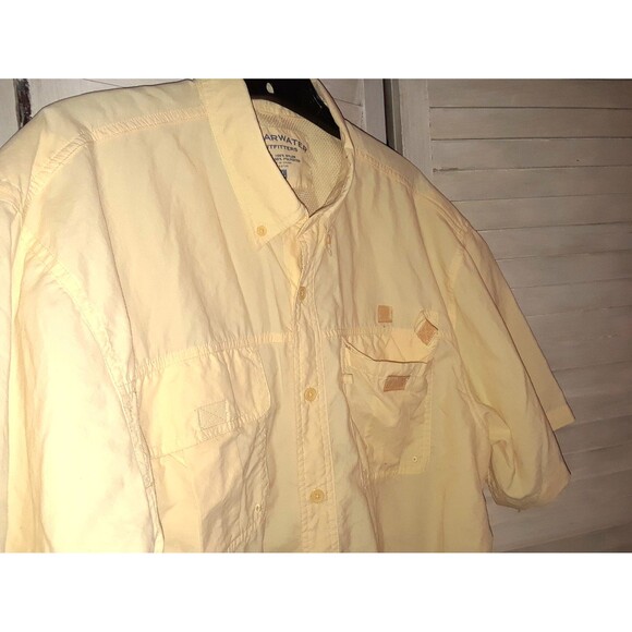 Clearwater Outfitters Short Sleeve Button Down Vented Fishing Shirt Size XLarge - Picture 3 of 7